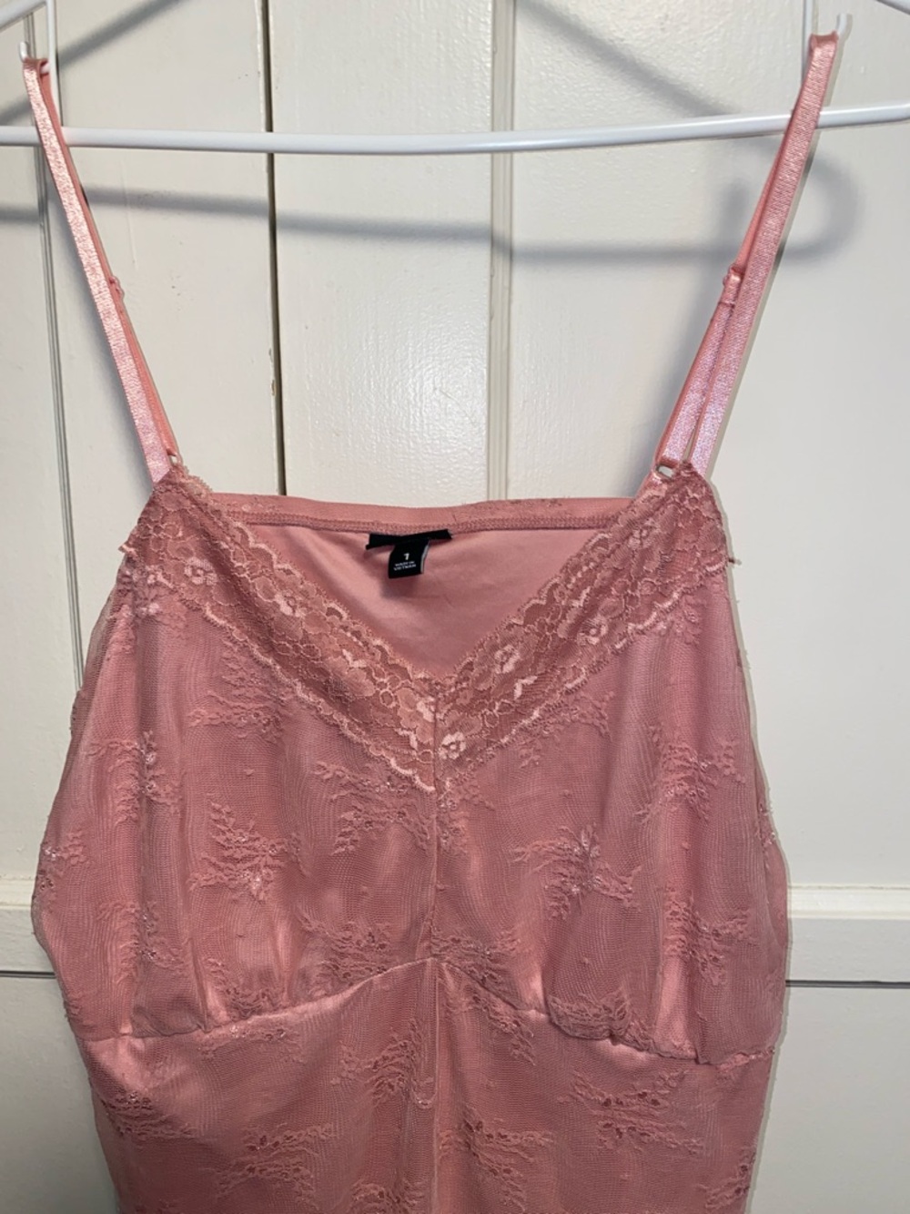 Torrid Size 1X Pink Lace Sweetheart Cami - Picture 5 of 9
